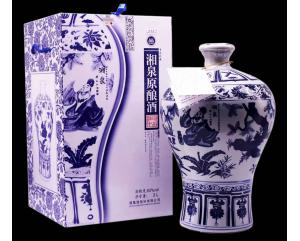 鄭州青花瓷大壇湘泉酒